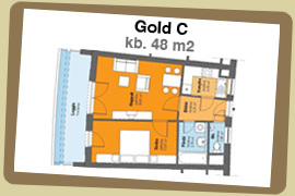 Si&oacute;foki apartman 48 m2 alapter&uuml;let